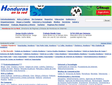Tablet Screenshot of hondurasenlared.com